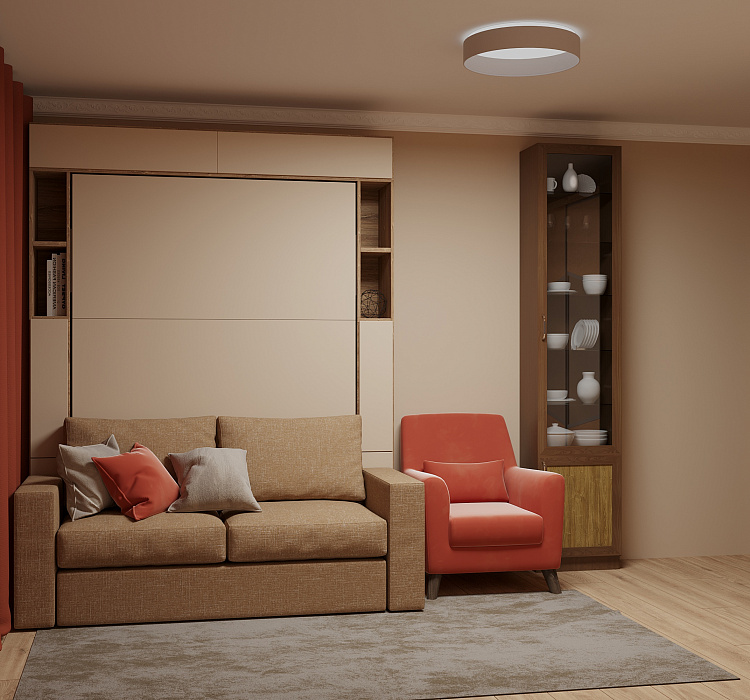 Меблировка квартир Мебель-трансформер в комнату 14м²