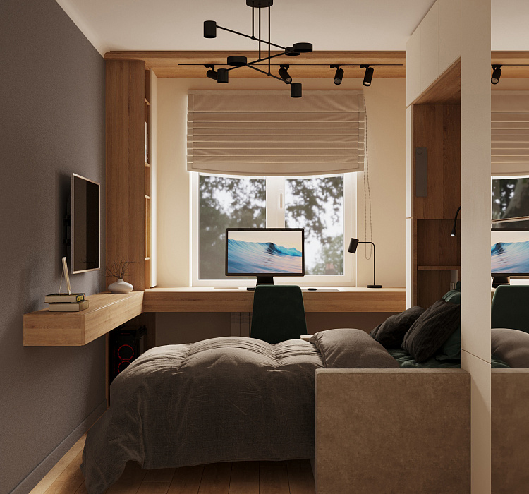 Меблировка квартир Меблировка комнаты 10м²