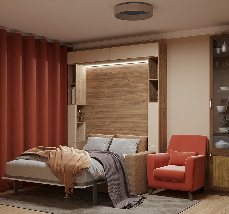 Меблировка квартир Мебель-трансформер в комнату 14м²