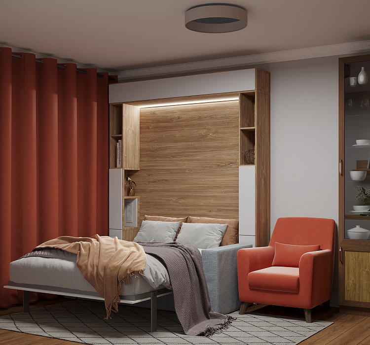 Меблировка квартир Мебель-трансформер в комнату 14м²